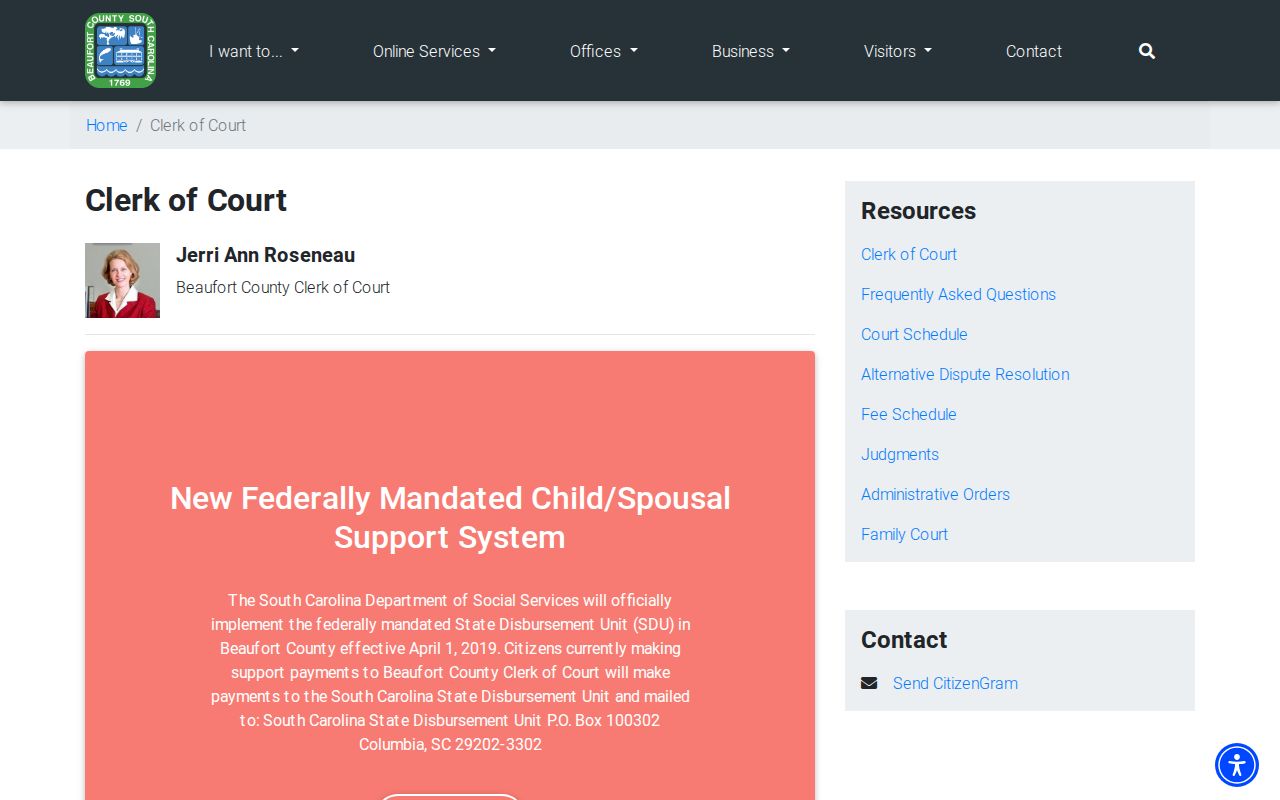 Beaufort County 24 hour release court follow-up