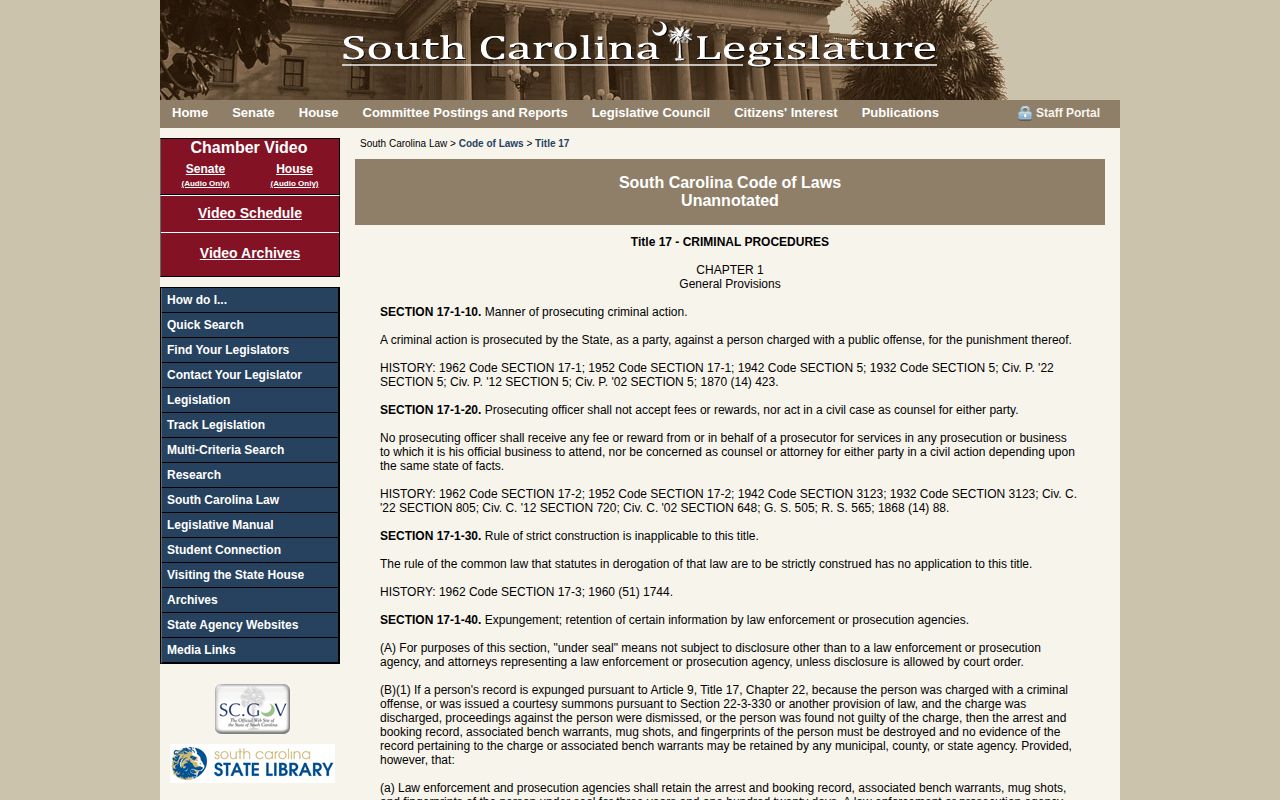Beaufort County released inmate mugshot destruction law