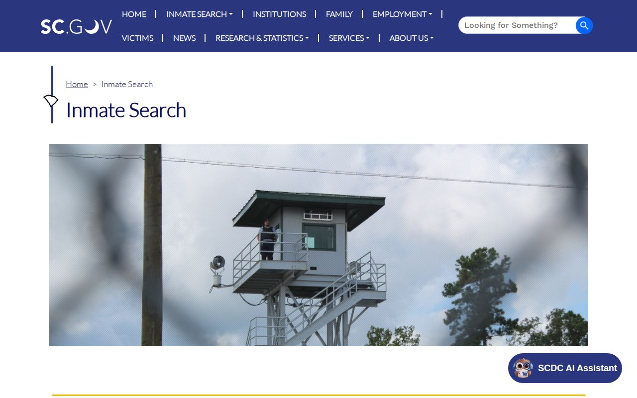 Beaufort County SCDC released inmate search distinction